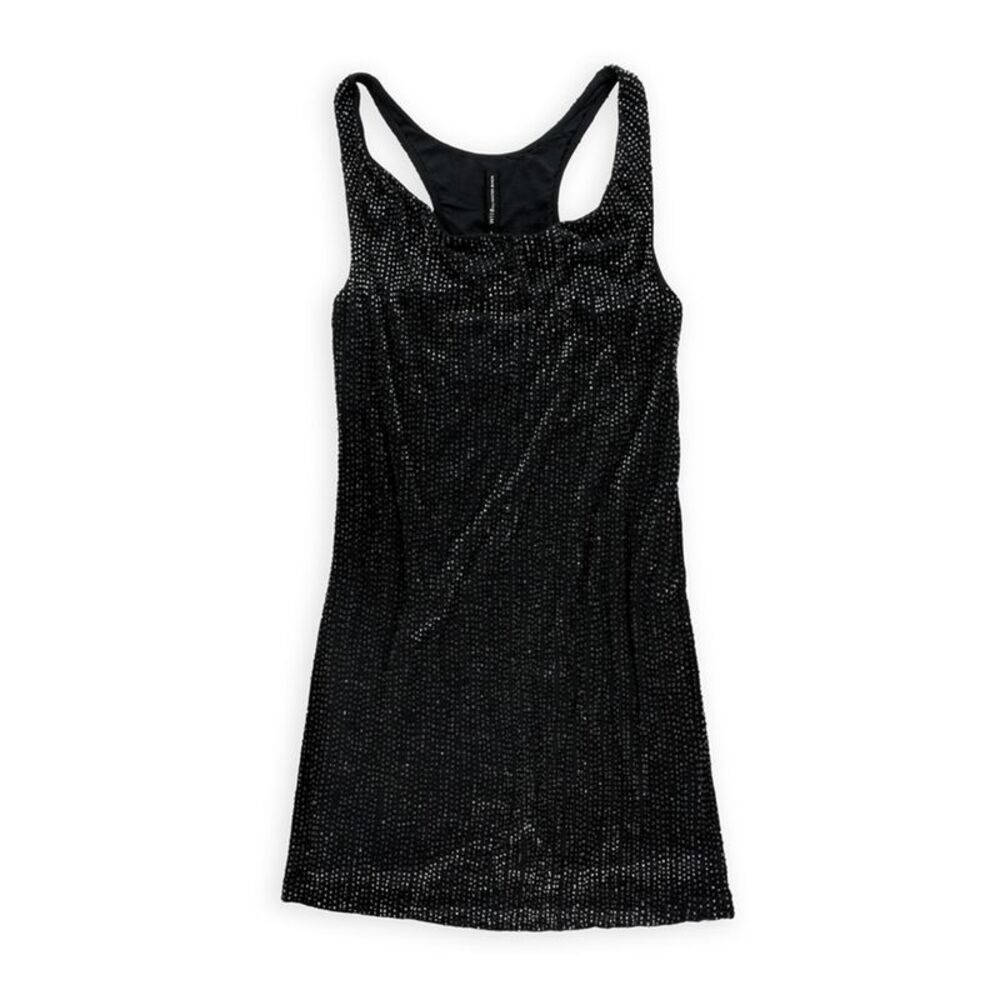 W118 Womens Crystal Beaded Tank Dress, NWT